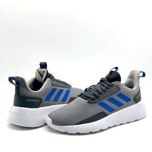 Adidas Silver/Gray Questar Flow Running Shoes SZ 4